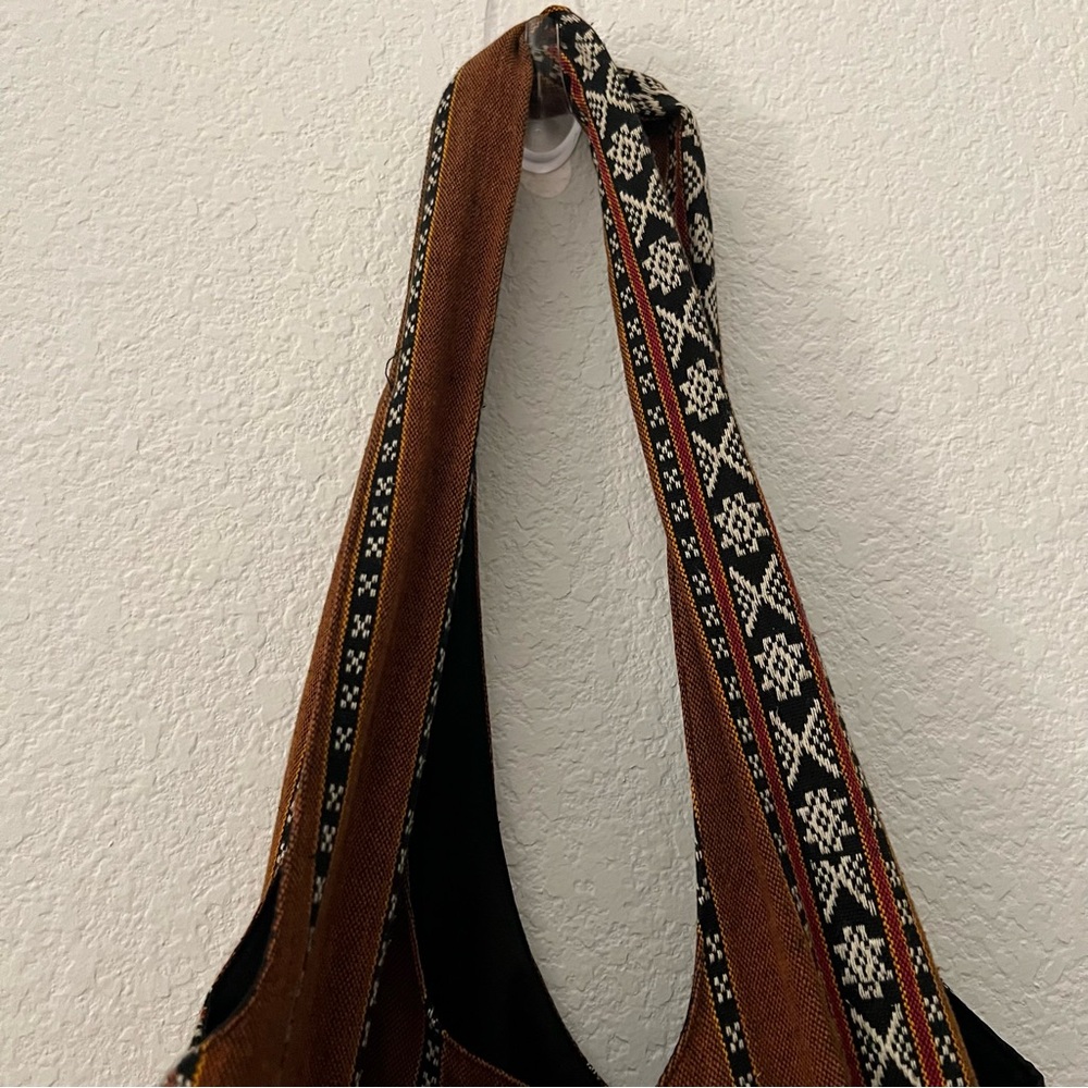 Vintage Cynthia Vincent Aztec Tribal Print Boho Classic Shopper Shoulder Bag - Picture 3 of 9